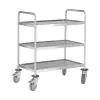 Serveerwagen - H 101.5 x 98 x 58 CM - 17 KG - RVS 18/10 - Pujadas - 898436