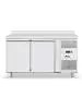 Koelwerkbank - Profi Line - 2 deurs - Motor rechts - Met spatrand - Hendi - 232040