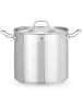 Kookpan - Hoog - Deksel - Ø24 cm - 10 liter - Hendi - Profi Line - 832400
