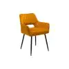 Stoel Mieke - Okergeel - Velvet - G-Line
