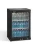 Koelkast - 150 Liter - 1-Deurs - Glazen Deur - Geforceerd - Zwart - Gamko