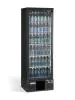 Koelkast - 300 Liter - 1-Deurs - Glazen Deur - Geforceerd - Zwart - Gamko