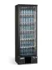 Koelkast - 300 Liter - 1-Deurs - Glazen Deur - Geforceerd - Zwart - Gamko