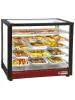 Warmhoudvitrine - 5 Niveaus - H 64 x 78 x 49 CM - Zwart - Diamond - HSD5-B2