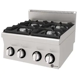 Kooktafel - 4 Pitten - Gas - RVS - B 60 CM - G600 Line - G-Line