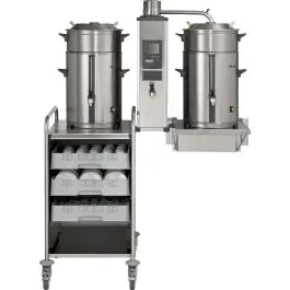 Koffiemachine B20 HW W - Gemalen Koffie - Digitaal - Aftapkraan - 40 L - 400V - Bravilor