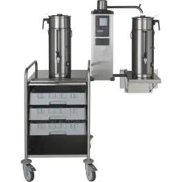 Koffiemachine B5 W - Gemalen Koffie - Digitaal - Aftapkraan - 10 L - 400V - Bravilor