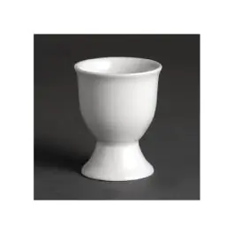 Eierdop - 12 stuks - Wit - Ø 5 x H 6.8 CM - Olympia - U814