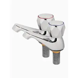 Kranen handwasbak - 2 stuks - H 11.8 x 4.8 x 11.8 CM - Vogue - P090