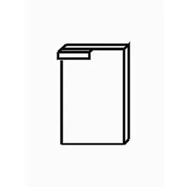 Deur onderstel - Links - Modulair 650 - 40 CM - Diamond - N65/PGX4