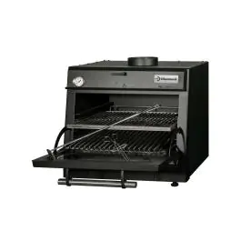 Houtskooloven - 60KG/uur - 1/1 GN - Zwart - Diamond - CBQ-060/BK