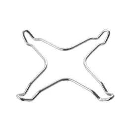 Pandrager verkleiner - Verchroomd - H 2.5 X 25.5 X 25.5 CM - Hendi - 839997