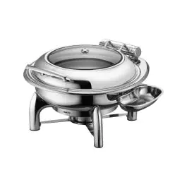 Chafing Dish - RVS - 6 Liter - H 30 x B 44 x D 48 CM - Saro - 213-1210
