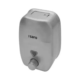 Zeep Dispenser - RVS - H 12 x B 14 x D 12 CM - Saro - 298-1040