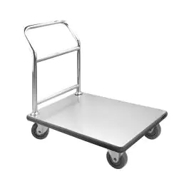 Transportwagen - RVS - H 90 x B 90 x D 60 CM - Saro - 399-1021