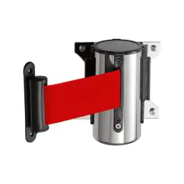 Muursysteem - Rood - RVS - B 200 CM - Saro - 399-2003