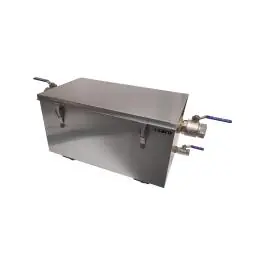 Vetafscheider - RVS - 160 Liter - H 63.5 x B 81.3 x D 51.6 CM - Saro - 458-1820
