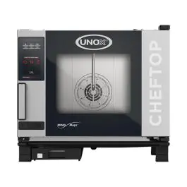 Cheftop Mindone - H 67.5 x 75 x 78.3 CM - 65.4 KG - 220 - 240 V - 3000 W - RVS - +30°C / +260°C - Unox - 596236