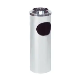 Afval Container - H 60 CM - 3.2 KG - Ø20 CM - RVS - 12 Liter - 553005