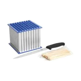 Sateh-Rijgsnijder - H 23 x 23 x 23 CM - 2 KG - RVS - 829001