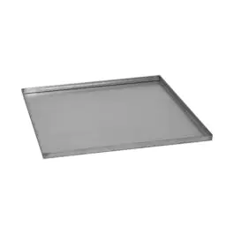 Lekbak Korvenwagen - H 1 x 50.6 x 50.6 CM - 2 KG - RVS - 921155