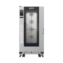 Bakertop Mindone - H 187.5 x 89.2 x 101.8 CM - 262 KG - 380 - 415 - Zonder - Stekker V - 29300 W - RVS - +30°C / +260°C - Unox - 596451
