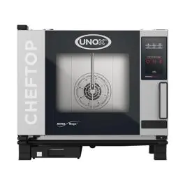 Cheftop Mindone - H 67.5 x 75 x 78.3 CM - 65.4 KG - 220 - 240 V - 3000 W - RVS - +30°C / +260°C - Unox - 596230