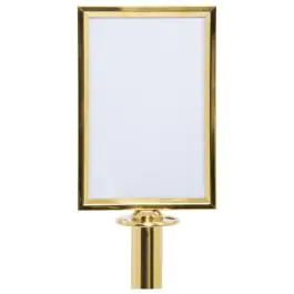 Opzetbord - Afzetpaal - Goud - RVS - Securit