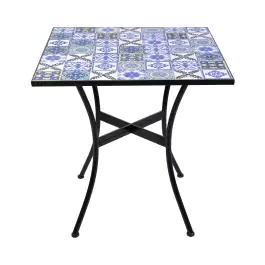 Terrasafel Greece - Keramiek - Zwart - H 72.5 x B 70 x D 70 CM - G-Line