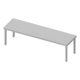 RVS Etagere - 1 Niveau - Volledig gelast