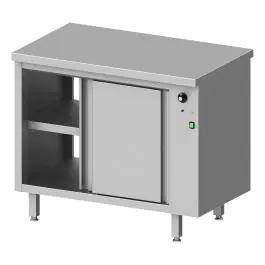 RVS Doorgeef Warmhoudkast - Schuifdeuren - 230 V