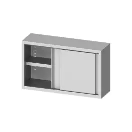RVS Wandkast - Schuifdeuren
