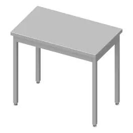 RVS Werktafel - Zonder Verbindingsstang
