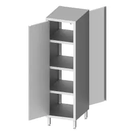 RVS Hoge Kast - Doorgeefmodel - Draaideur - 180 CM Hoog