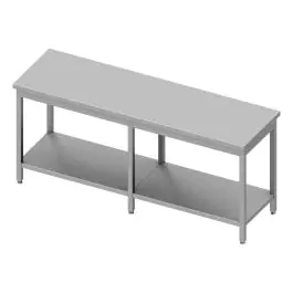 RVS Werktafel - Met Onderschap