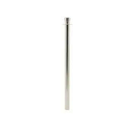 Afzetpaal - Rond Kop - Zilver - RVS - H 100 CM - Securit