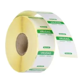 Daglabel - 1000 Stuks - Vrijdag - Hendi