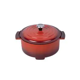 Buffetpan – Casserole – Elektrisch - Met Deksel - 3 Liter - Rood - Ø 35 CM - 230V - G-Line