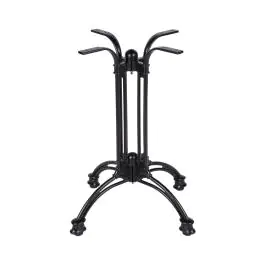 Tafelonderstel / Tafelpoot - 4 Teens - Zwart - Aluminium - G-Line