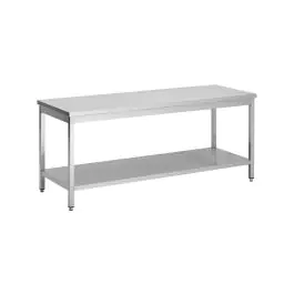 RVS Werktafel - Met Onderschap - Demontabel