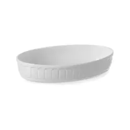 Rustica Ovenschaal - 22 X 13 CM - Wit - Porselein - Hendi - 786321