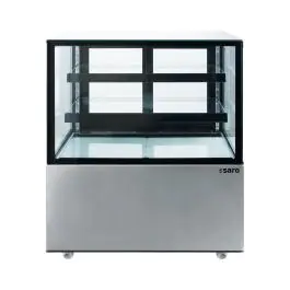 Gebaksvitrine - Digitale Temperatuurregeling - RVS - 300 Liter - 230V - H 121 x B 91.5 x D 69.3 CM - Saro - 330-1105