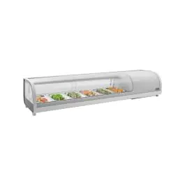 Sushivitrine - Digitale Temperatuurregeling - Kunststof - 230V - H 29.6 x B 152.9 x D 42.6 CM - Saro - 330-1110