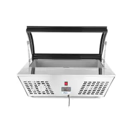 Opzet saladevitrine 67L - RVS - H 32.8 X 61.2 X 76.7 CM - Hendi - 233672