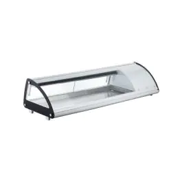 Sushivitrine GN 1/3 63L - RVS - H 33 X 45 X 130.7 CM - Hendi - 233757