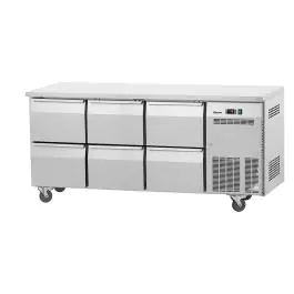 Koelwerkbank - 6 Lades - H 85.5 x B 180 x D 70 CM - Bartscher - B110899