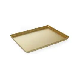 Vitrineplateau Goudkleurig - 40 X 30 CM - Aluminium - Hendi - 808566