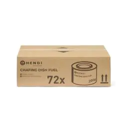 Chafing Dish Brandpasta Blik - 72 Stuks - Hendi - 194355