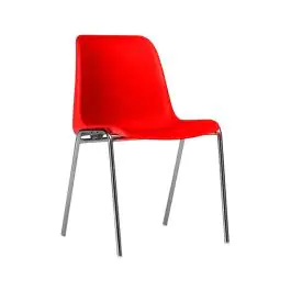 Stoel Helene - Stapelbaar - Rood - G-Line