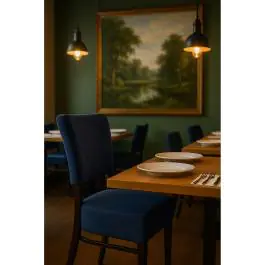 Stoel Rome - Donkerblauw - Velvet - G-Line